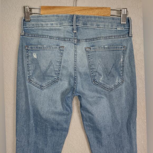 Mother Undone Hem Looker Jeans Crop in Cliffhanger Size 26 - Picture 11 of 16